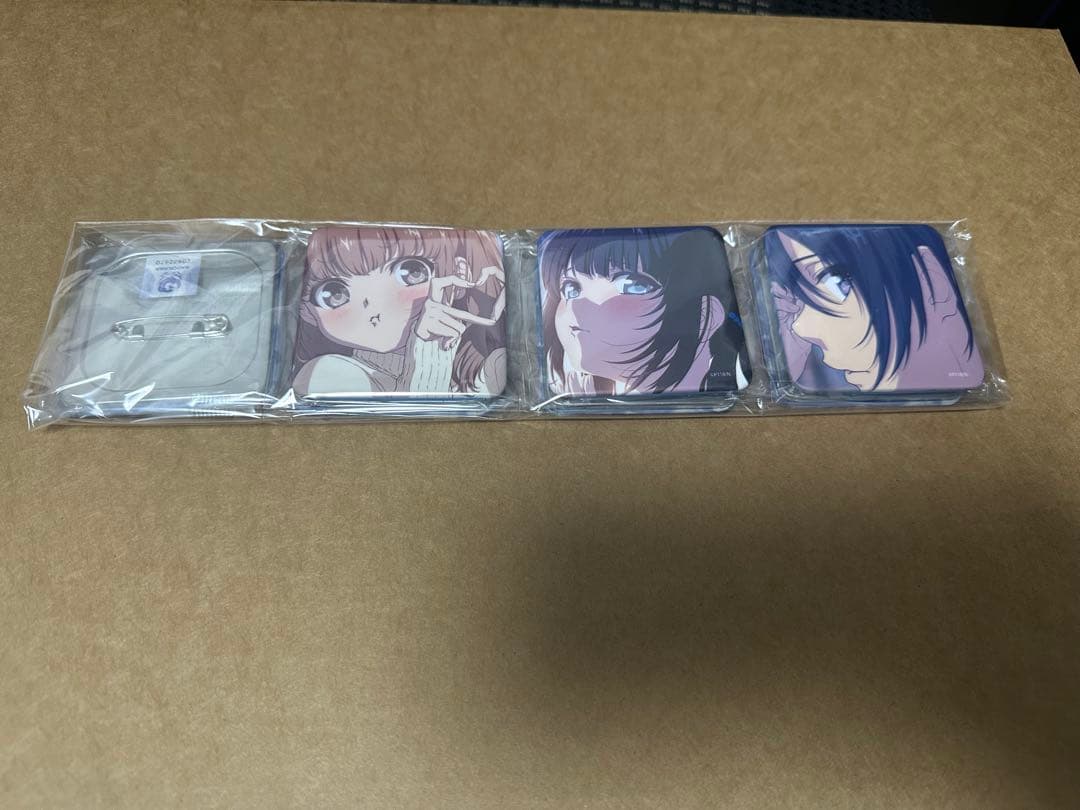 凪のあすから×熊野市応援クラファン 10周年スクエア缶バッジセット