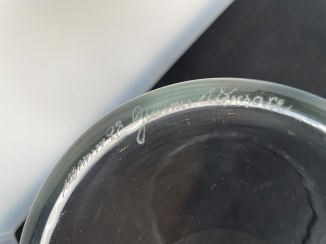 希少 ジャンニ・ヴェルサーチ サイン入 ムラーノ ガラス 1990's - メルカリ