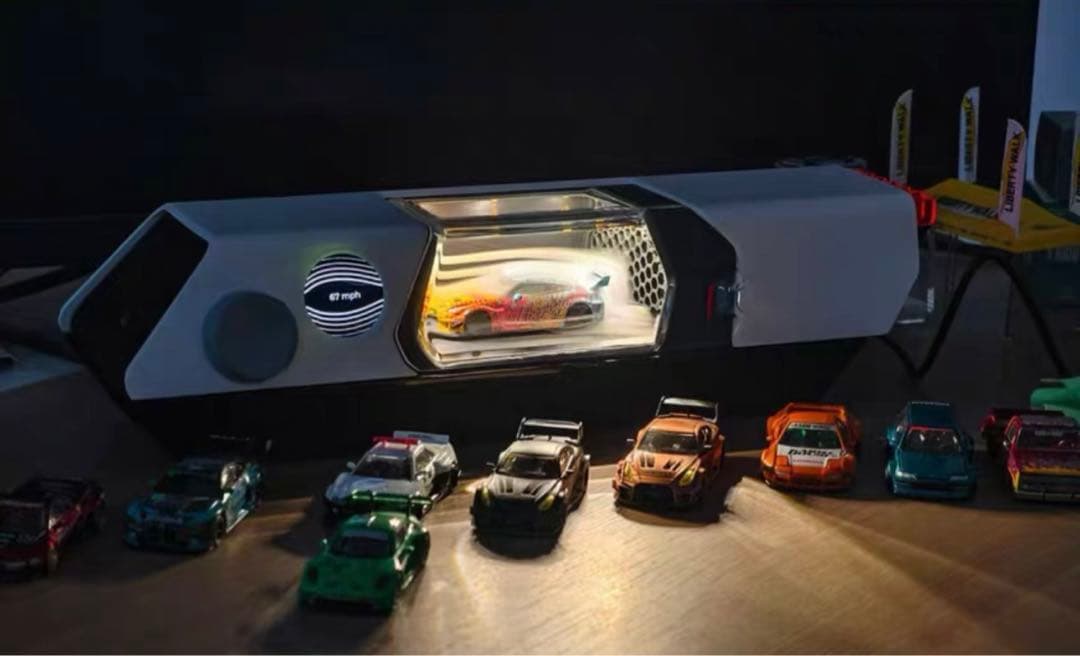 ミニカー ディスプレイケース 1/64 風洞実験 空気力学 - メルカリ