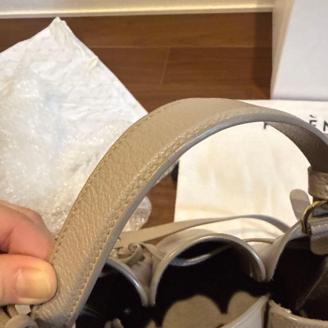 ポレーヌ　HUIT カヌレバック トープ(グレージュ)大サイズ