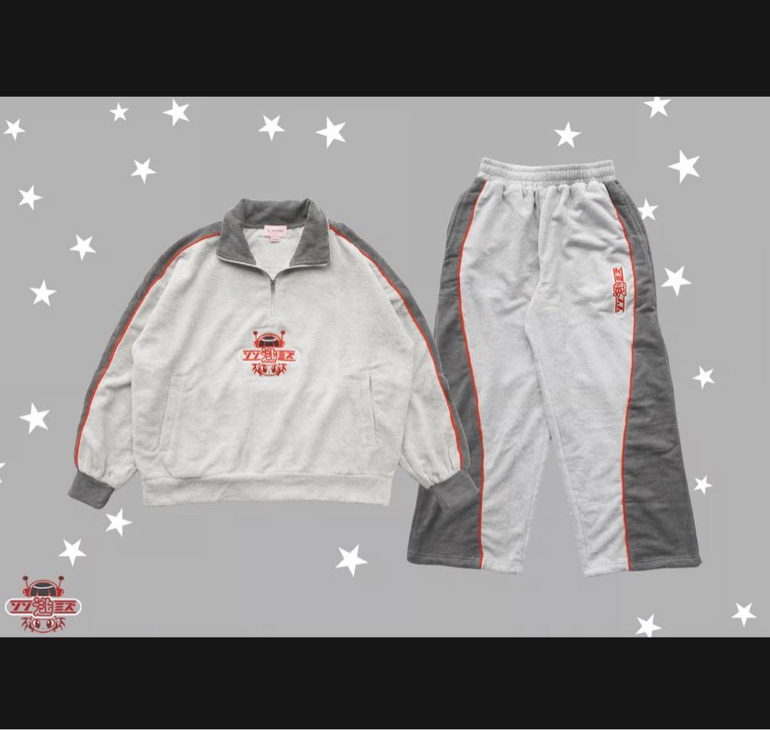 逃げ水あむ soxsocks ソソミズパイルセトアプ セットアップ Lサイズ