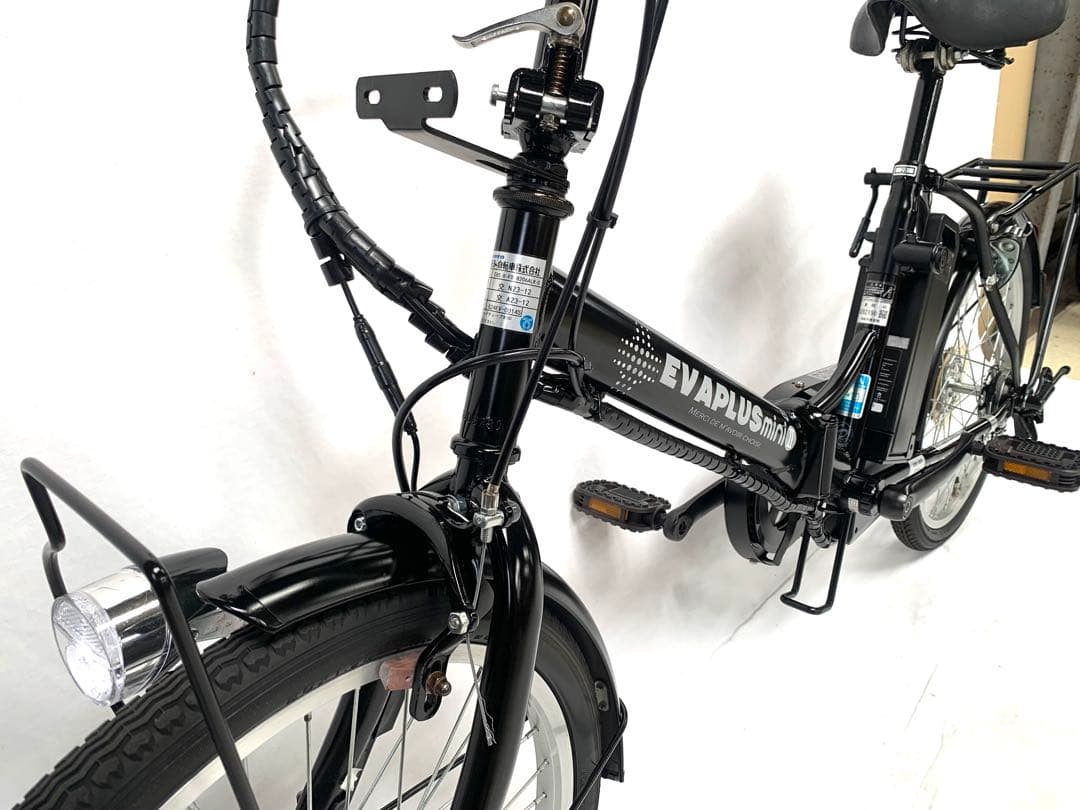 【即乘】送料無料EVAPLUS折り畳み電動アシスト自転車 mini 動作確認済