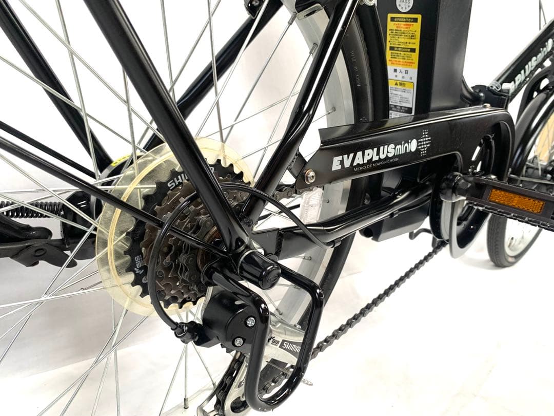 【即乘】送料無料EVAPLUS折り畳み電動アシスト自転車 mini 動作確認済