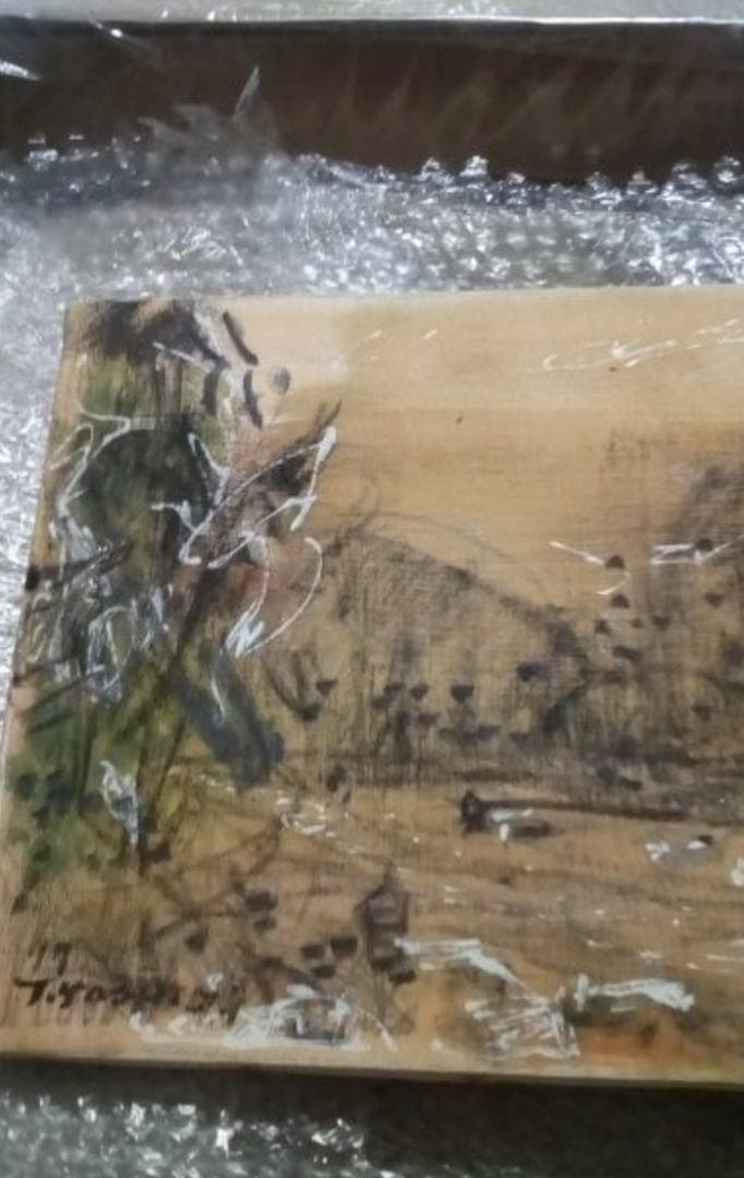 吉田民尚　題名不明　真作油彩4F1995年ぐらいに美術年鑑評価一号190万