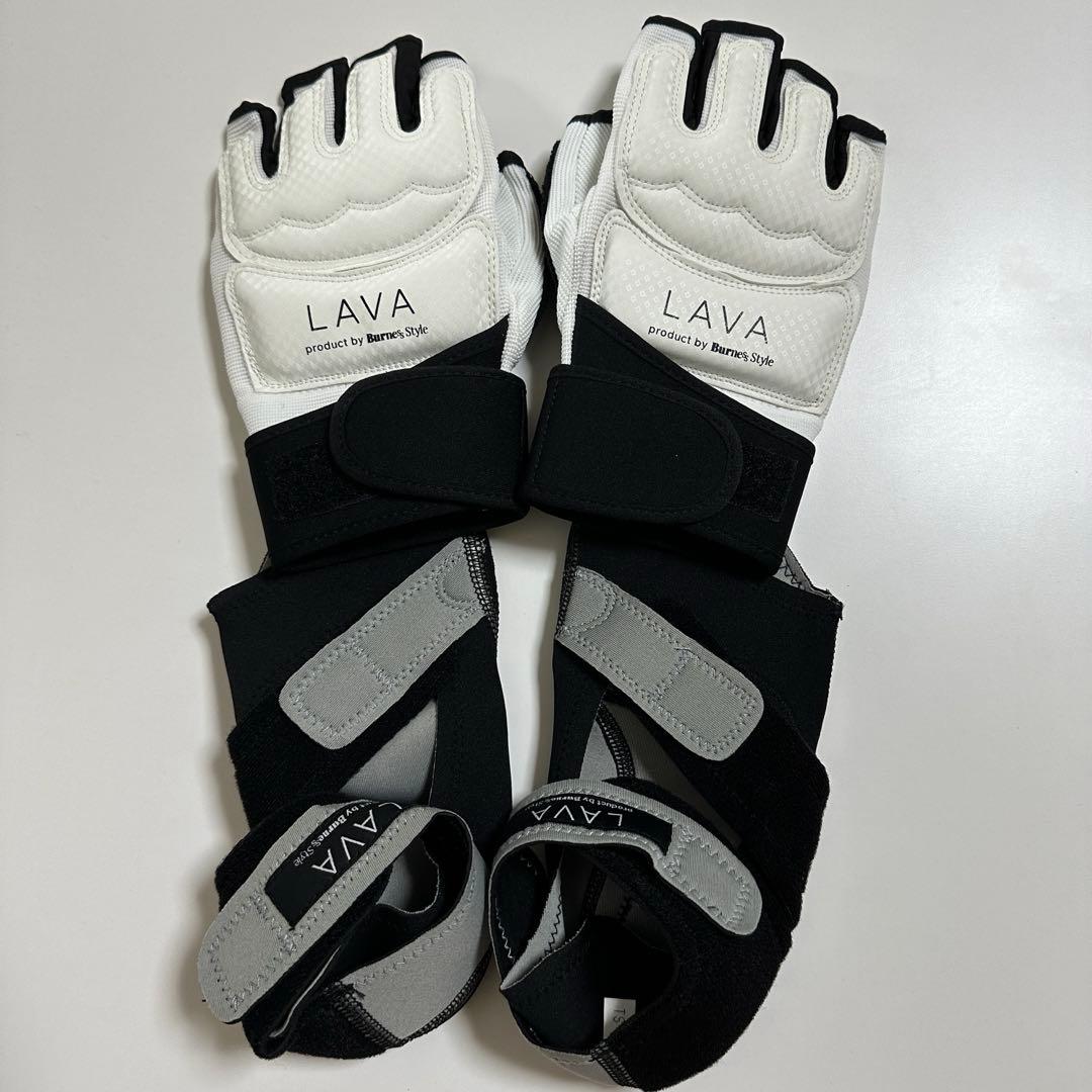 LAVA キックボクシング用グローブ シューズ セットMサイズ LAVA】バー