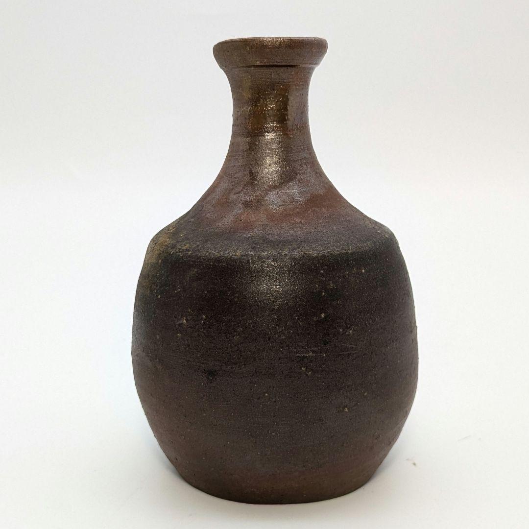 備前市無形文化財 小山末廣 備前焼 徳利 共箱 とっくり 酒器 食器 小山