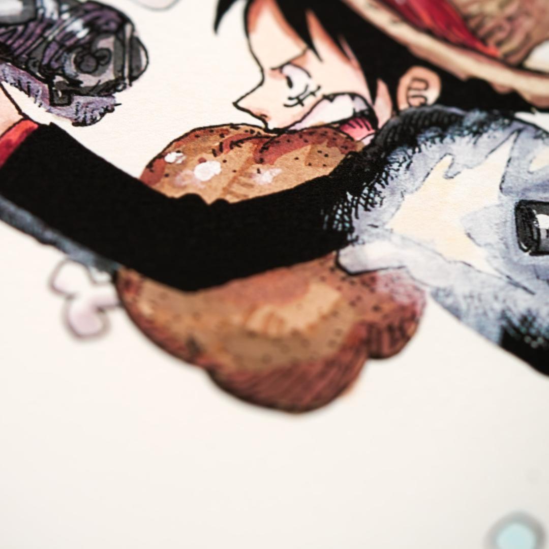 週末限定値下げ【複製原画】ONE PIECE マンガアート ATTACK!!