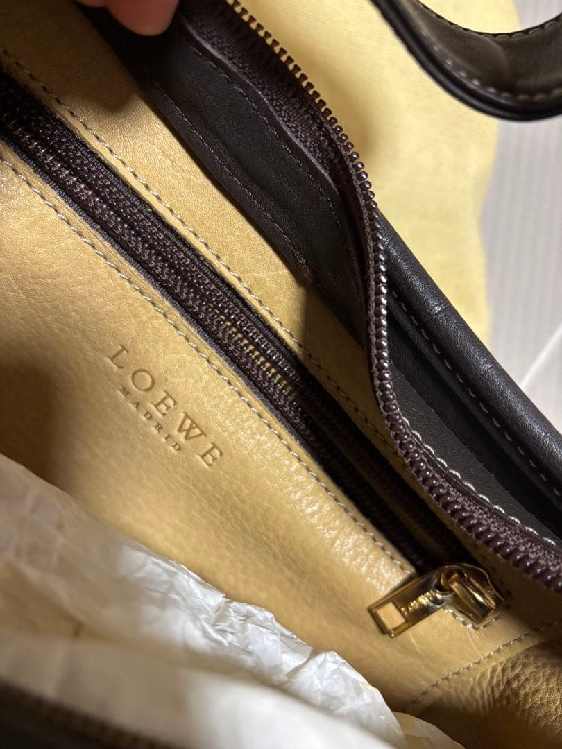 LOEWE ワンショルダーバッグ ベージュ/ブラウン