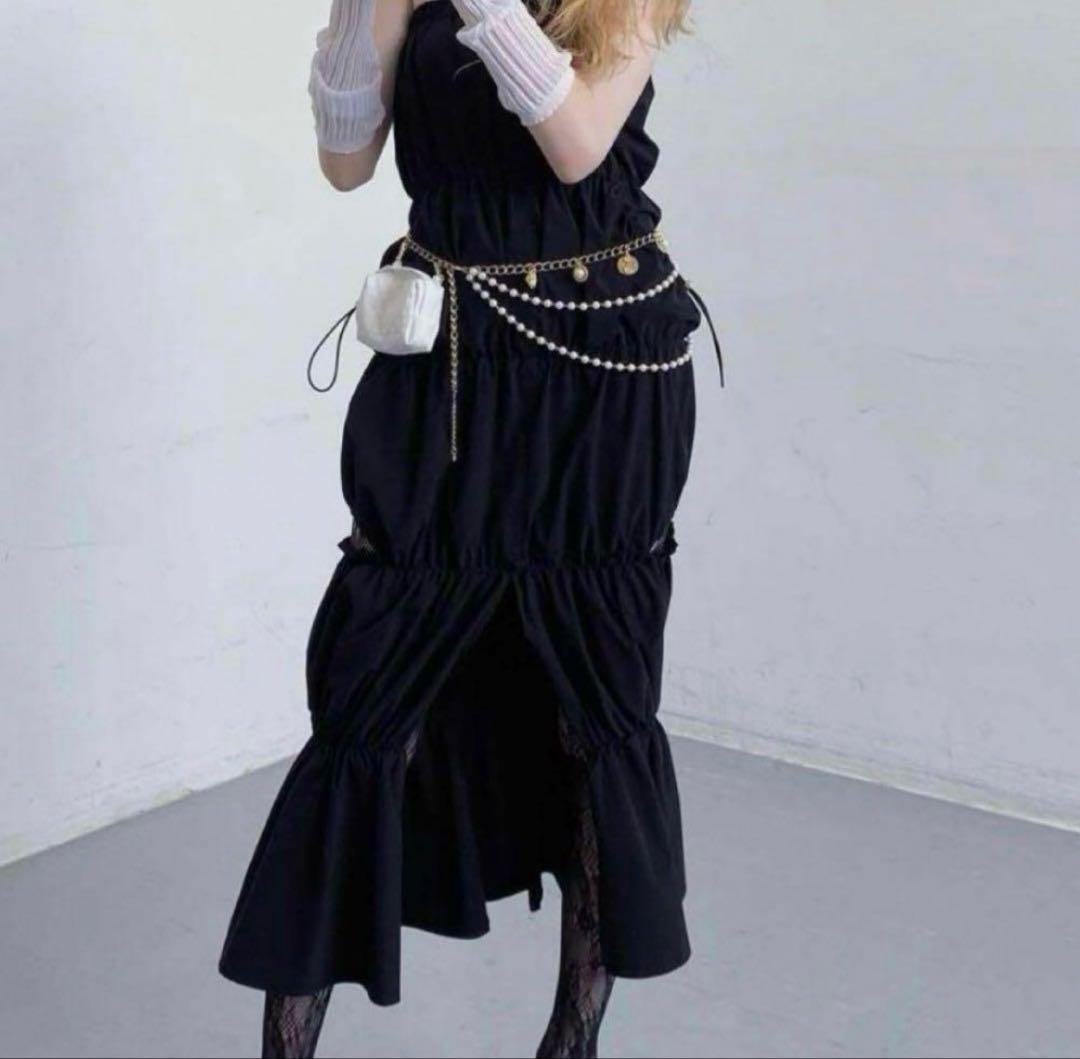 スーツ・フォーマル・ドレス HerPraha Gatherd Dress LITMUS