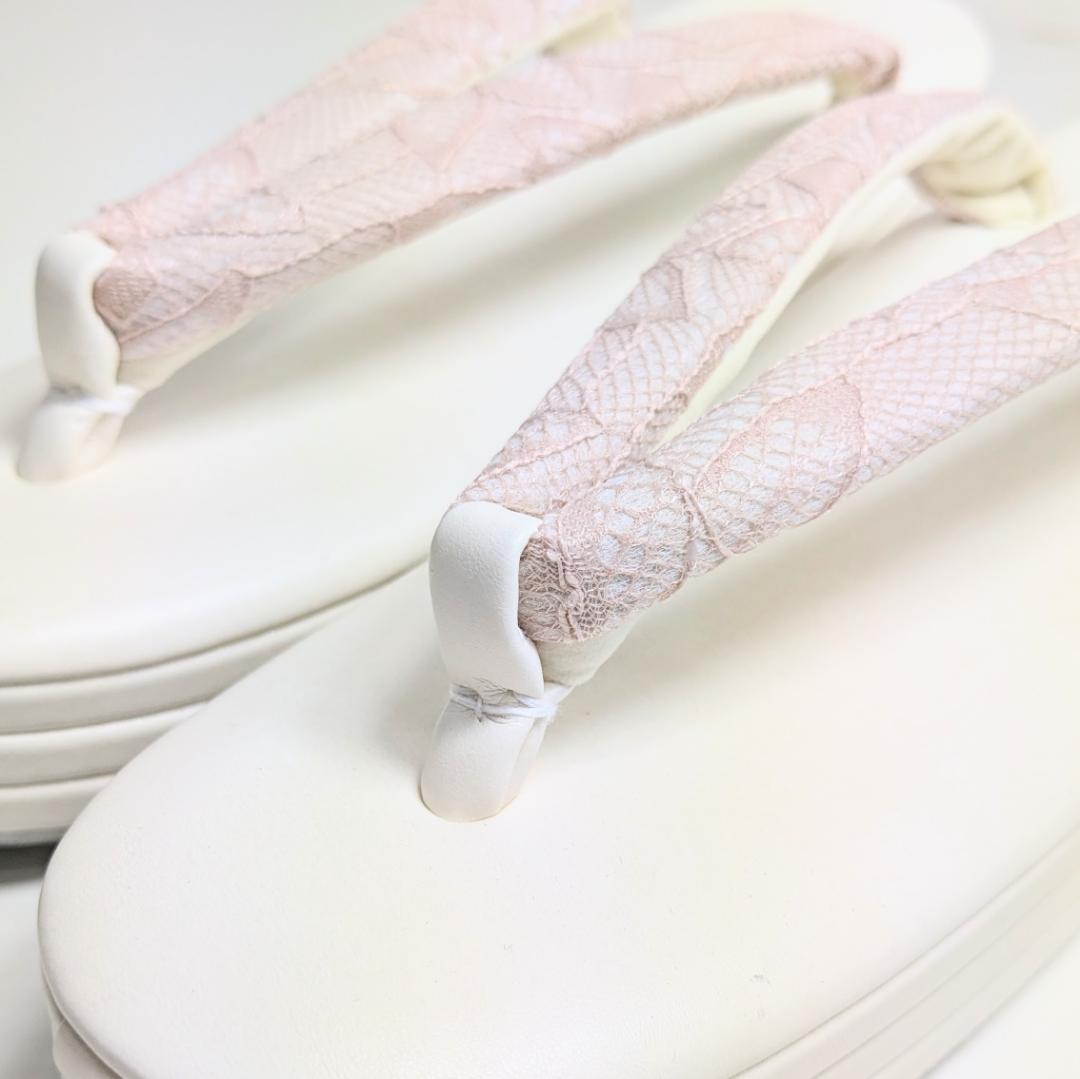 草履 バッグ セット フォーマル レース ピンク フリーサイズ u112