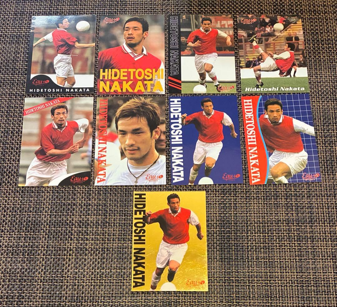中田英寿 サッカーカード オーブラスV 9枚セット - メルカリ