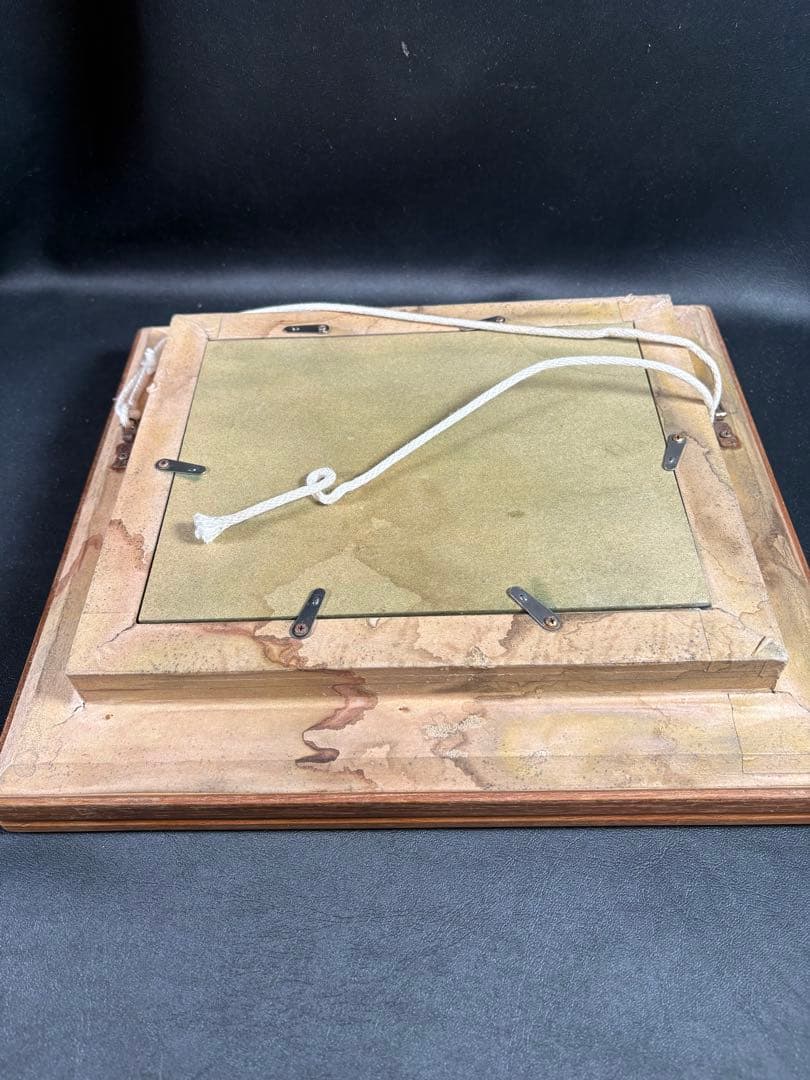 C082 林喜市郎 油彩画『早春』 サイン・裏書き有