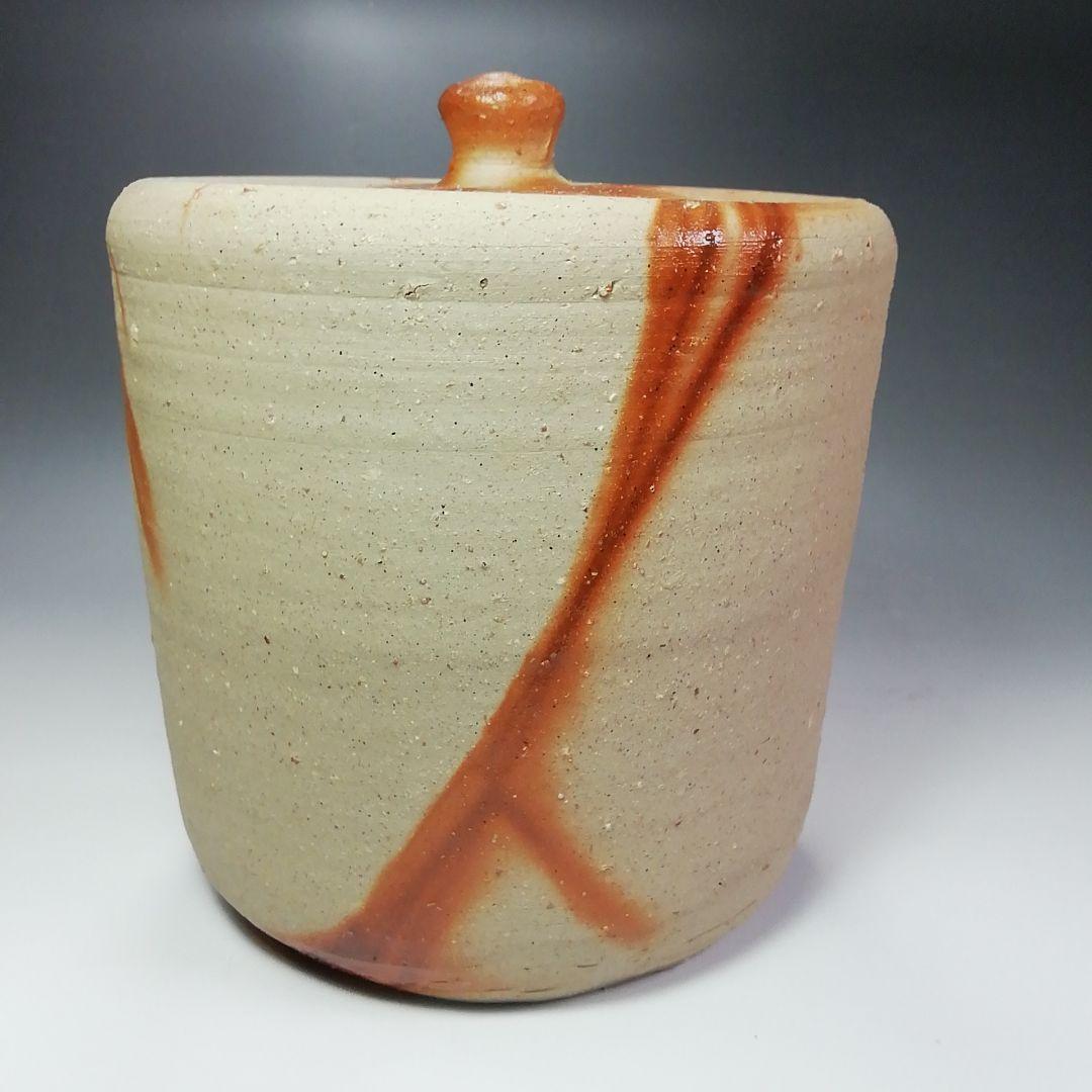 S422水指『備前緋襷水指』『陶秀窯山本出作』共箱茶道具