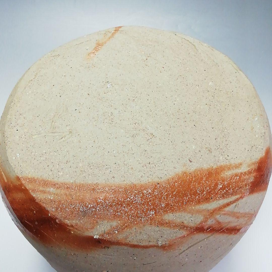 S422 水指 『備前 緋襷水指』『陶秀窯 山本出作』 共箱