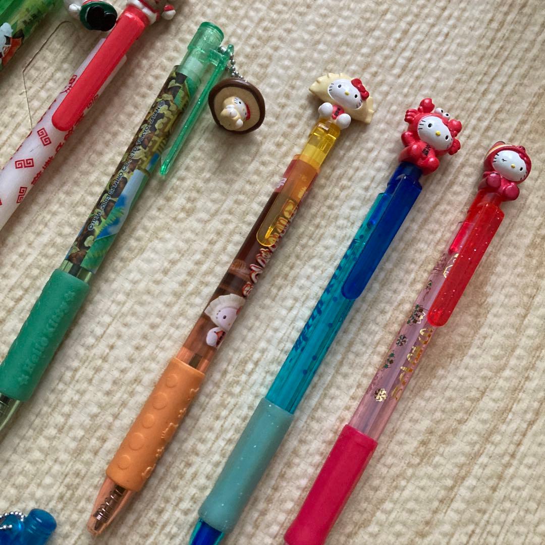 平成レトロ】ご当地キティ ボールペン シャーペン 10本セット まとめ