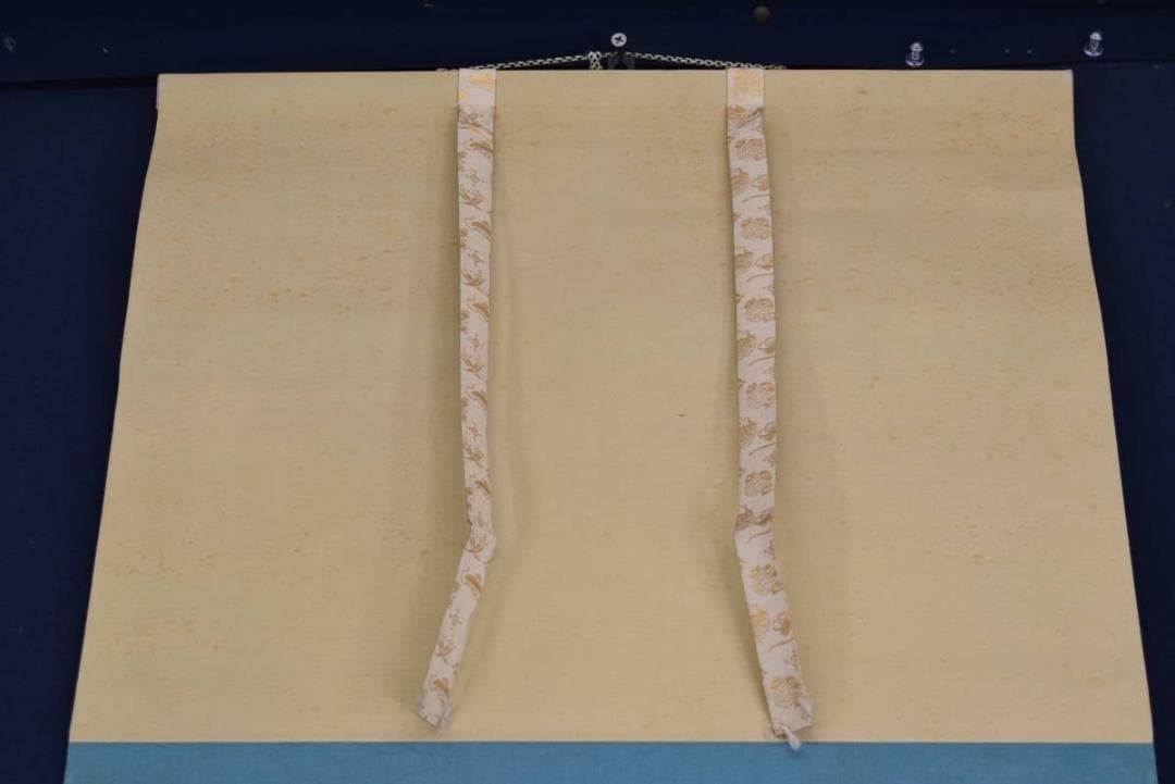 【真作】對水/蓬莱山図/掛軸/名家伝来/AA-814