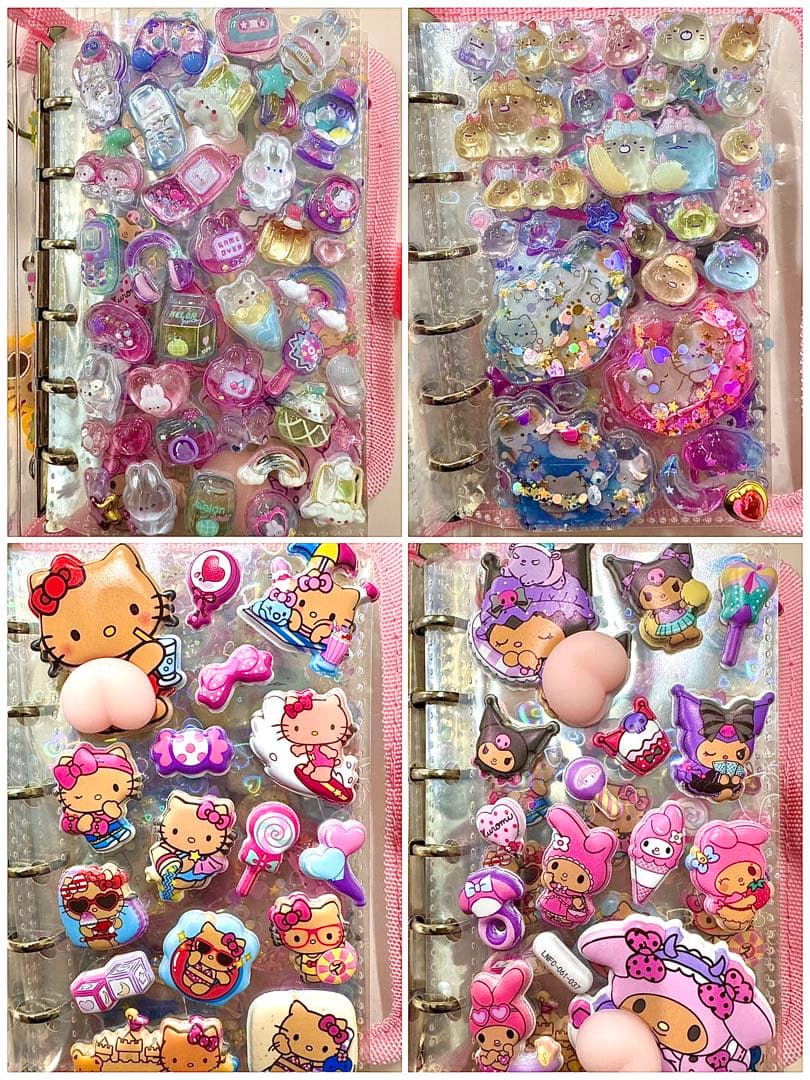 【シール帳♡8冊セット51ページ以上】 シール帳 完成品 シール 平成 平成女児