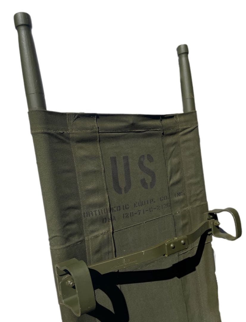 米軍救護用タンカ1971年コットン製未使用品