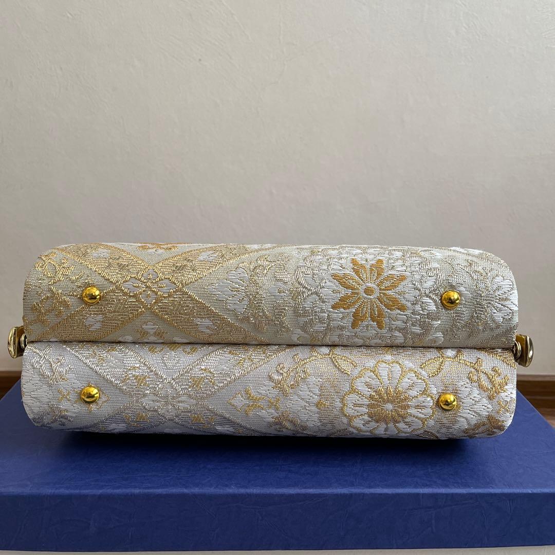 【未使用品】　フォーマルバッグ　草履　成人式　振袖　黒留袖　結婚式　Ｌサイズ