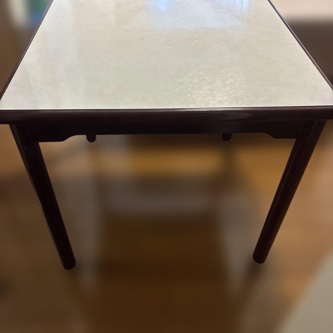 ダイニングテーブル　正方形　（カリモク風）