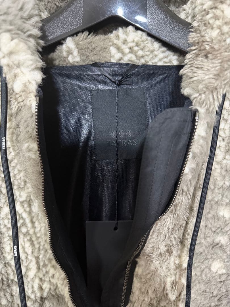 新品　タトラス　ボアジャケット　バンダナ柄　グレー　ブランドアウター　メンズ