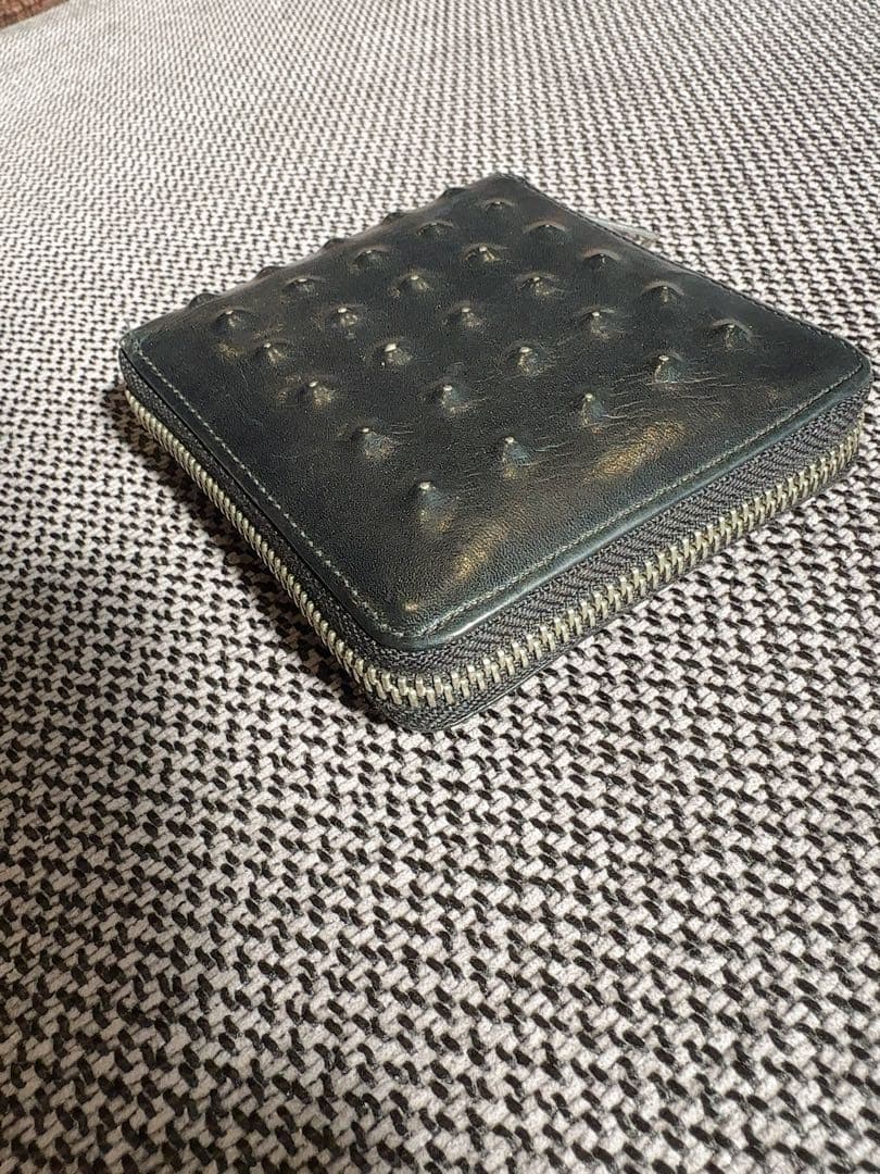 Maison MIHARA YASUHIRO 炙り出しスタッズZIPウォレット