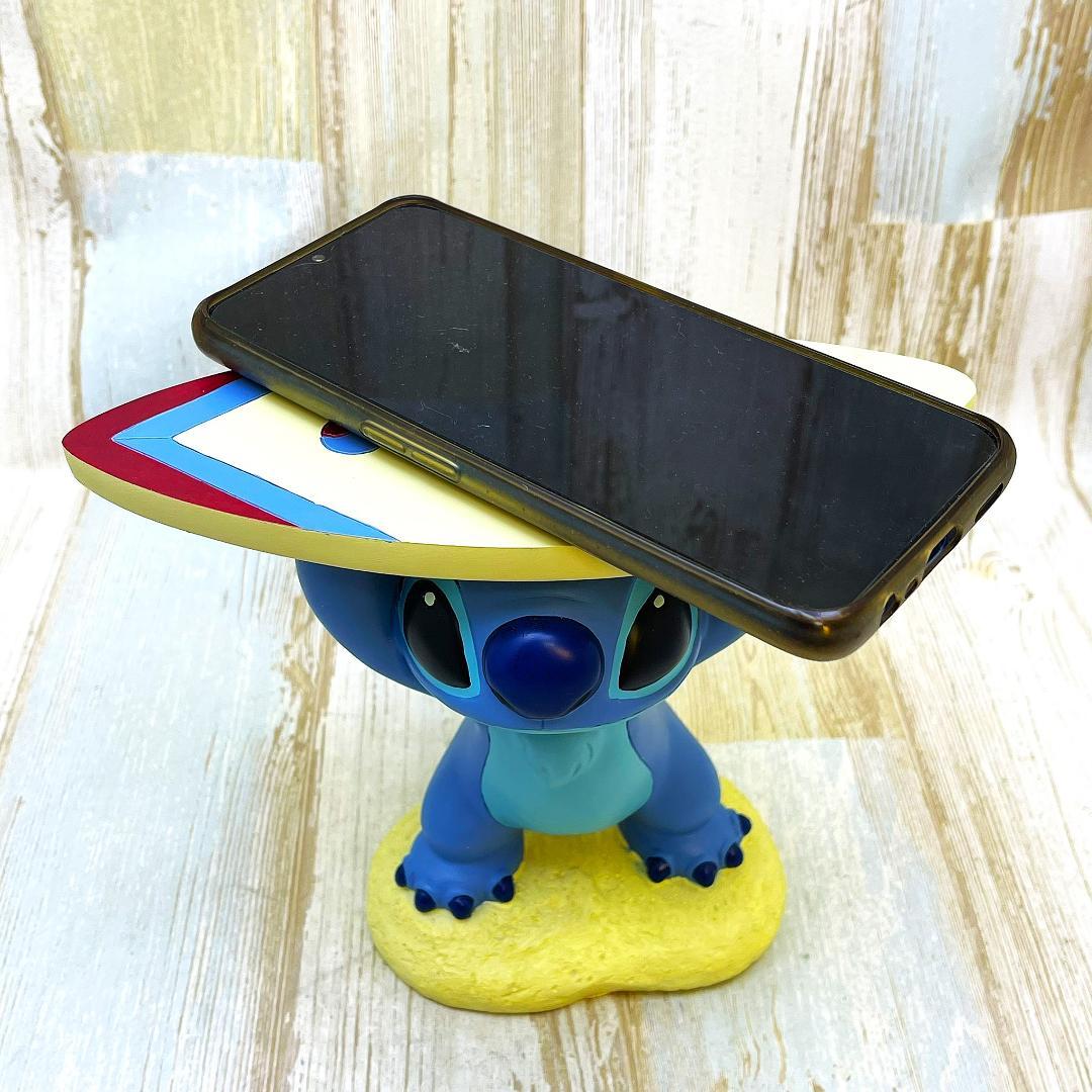 リロ＆スティッチ Lilo & Stitch 花台 スマホスタンド フィギュア