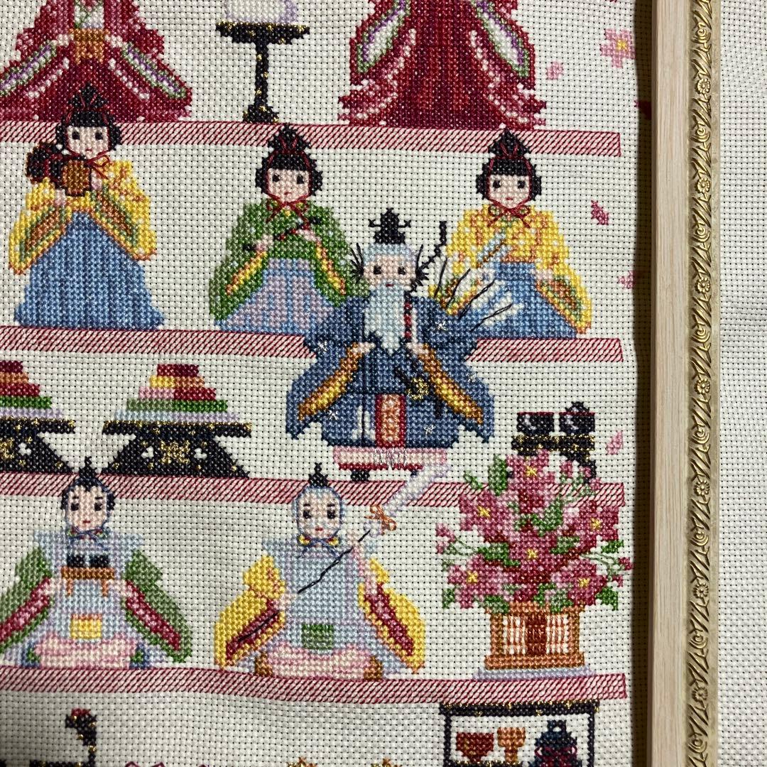 ホビーラホビーレクロスステッチ　雛段飾り