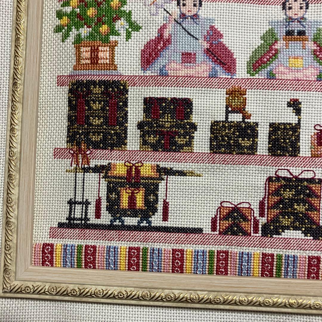 ホビーラホビーレクロスステッチ　雛段飾り