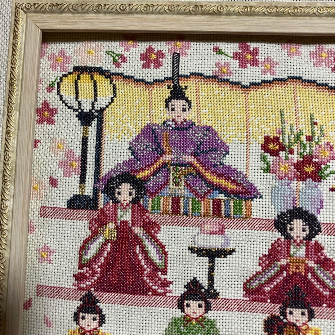 ホビーラホビーレクロスステッチ　雛段飾り