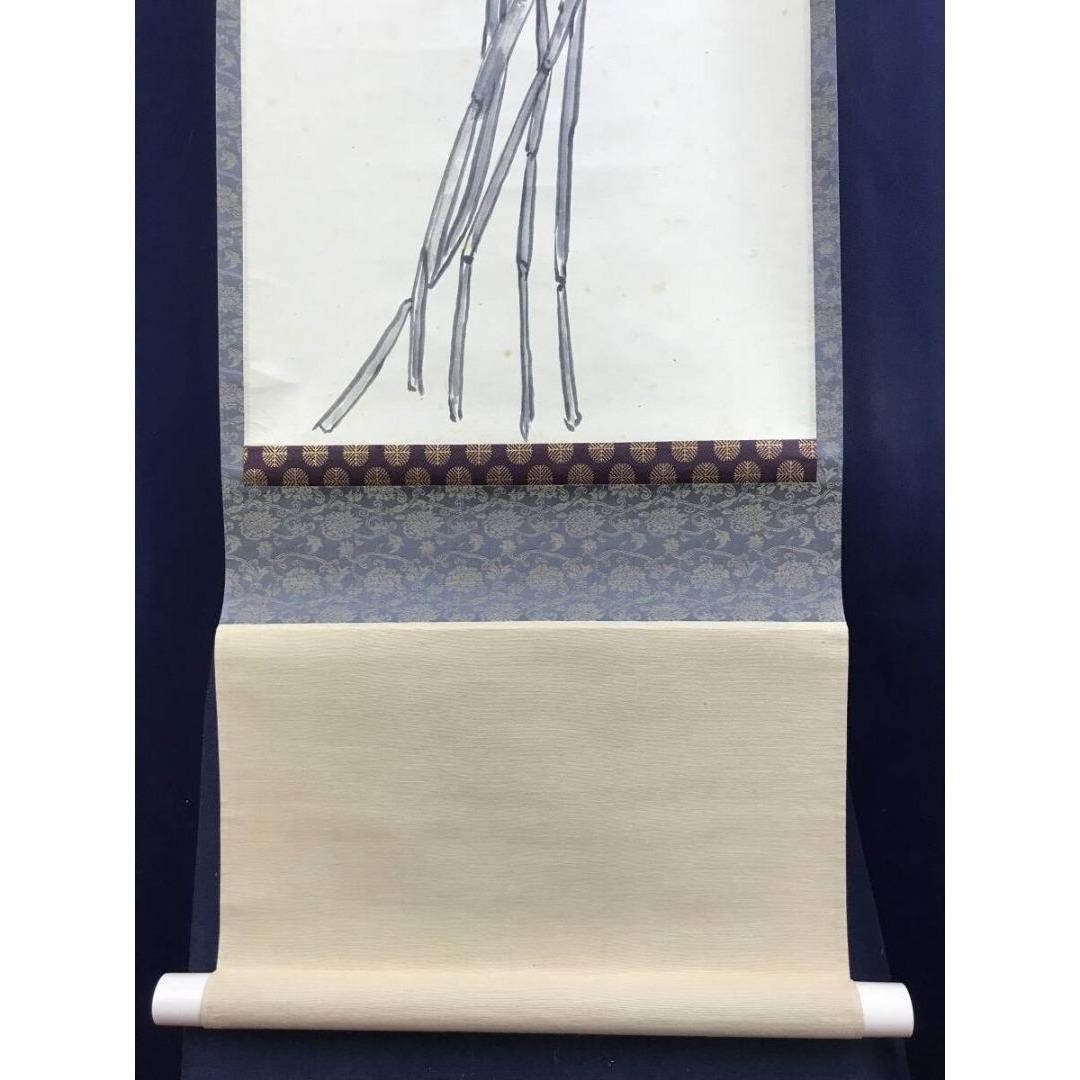 真作/大徳寺/紫野/山口大痴/宗秀/麦画賛/初夏の掛軸/名家