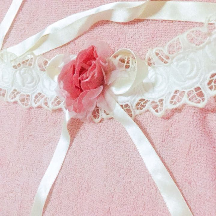 【美品セール!】baby バラリボンチェック柄ピンク