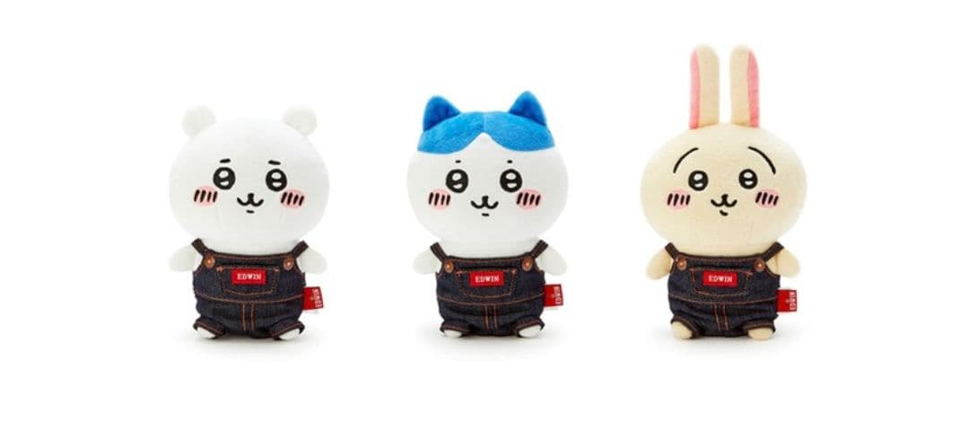 新品タグ付きレア正規品 限定 EDWIN × ちいかわ ぬいぐるみ