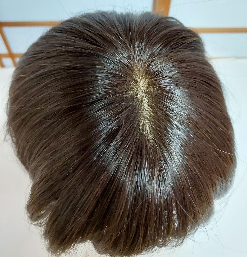 リネアストリア　天使のマニッシュショート　人毛mix　ダークブラウン