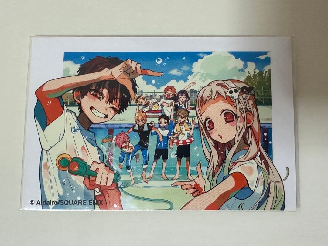 原画シート 地縛少年花子くん ゴーストホテルカフェ 地縛少年花子くん