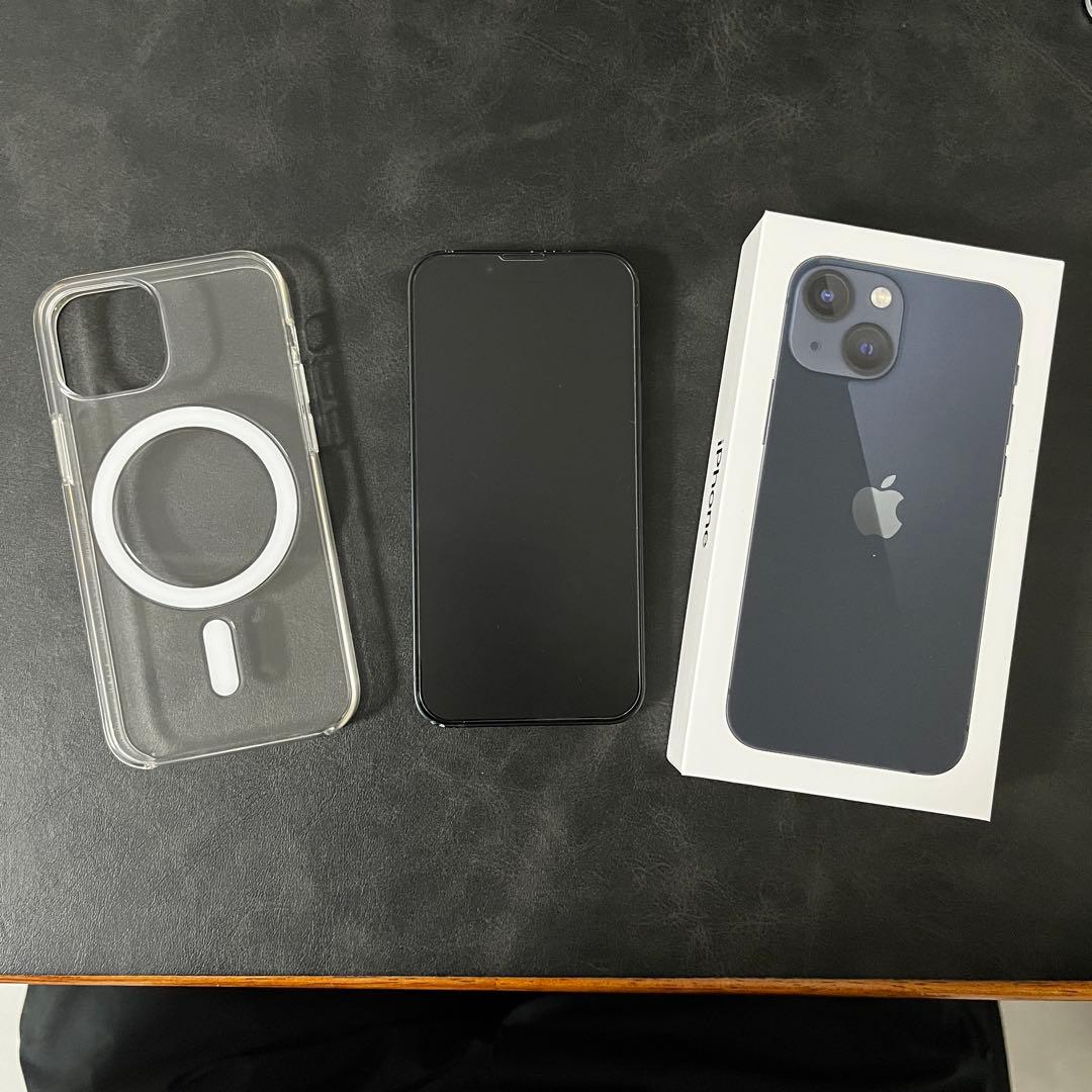 iPhone 13 mini 128GB ミッドナイト SIMフリー ケース付き