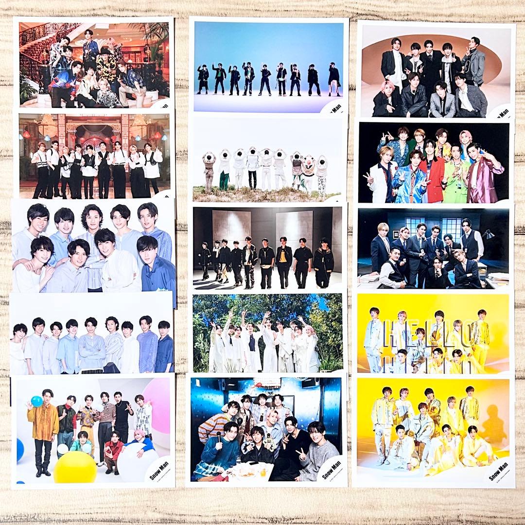 SnowMan 公式写真 集合 混合 90枚 まとめ売り - メルカリ