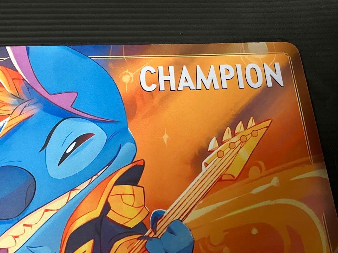 ロルカナ　スティッチ　champion プレイマット　【新品】