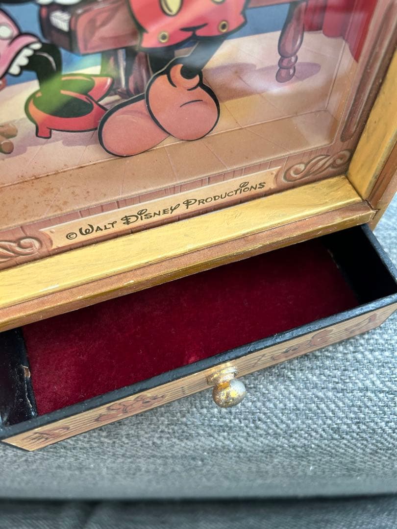 アンティーク　レトロ雑貨　インテリア　昭和　小物入れ　ディズニー