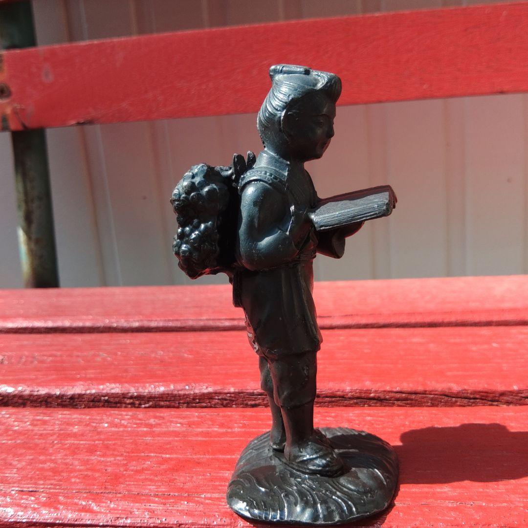 二宮金次郎像☆ミニ像☆骨董品☆ヴィンテージ☆置物☆飾り - メルカリ