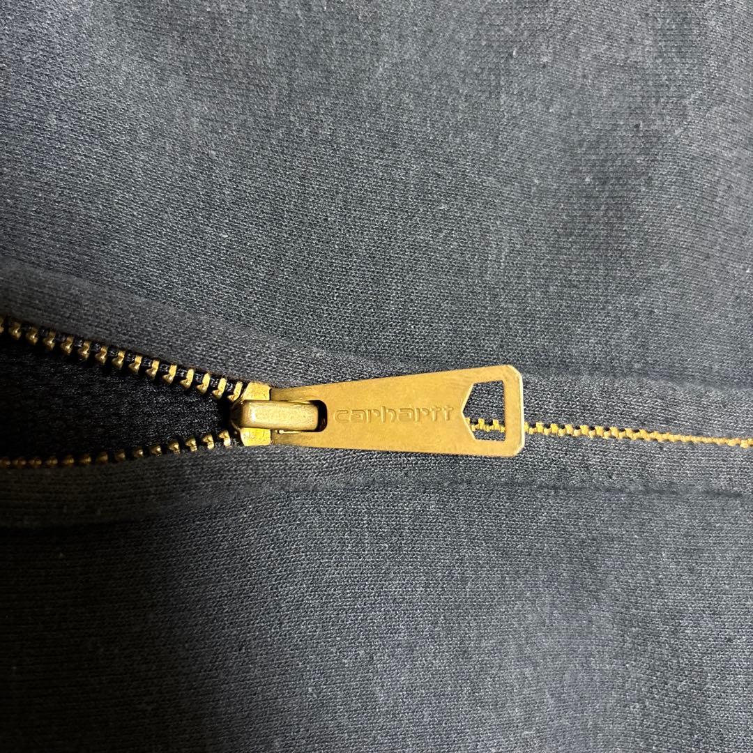 r*7様 Carhartt ダークグレー フルジップフーディ S