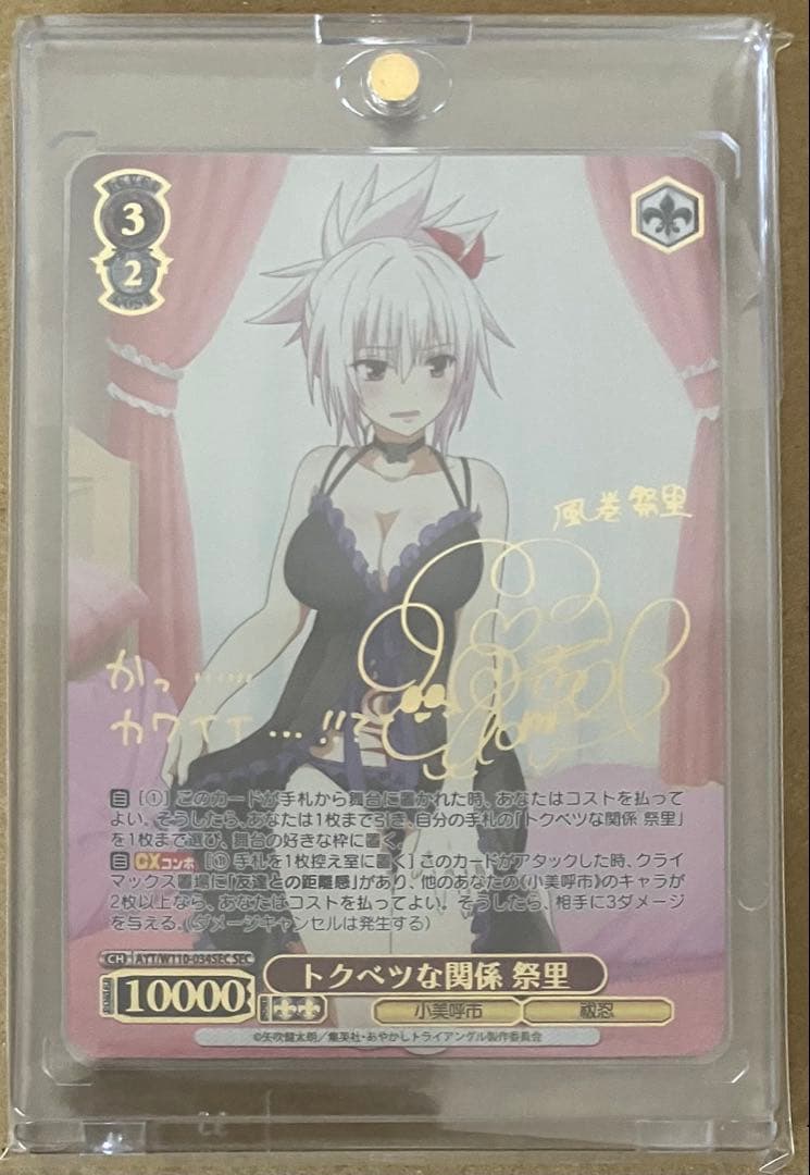 ヴァイス あやトラ SEC トクベツな関係➕ 敢闘賞 ひとまずの日常 祭里