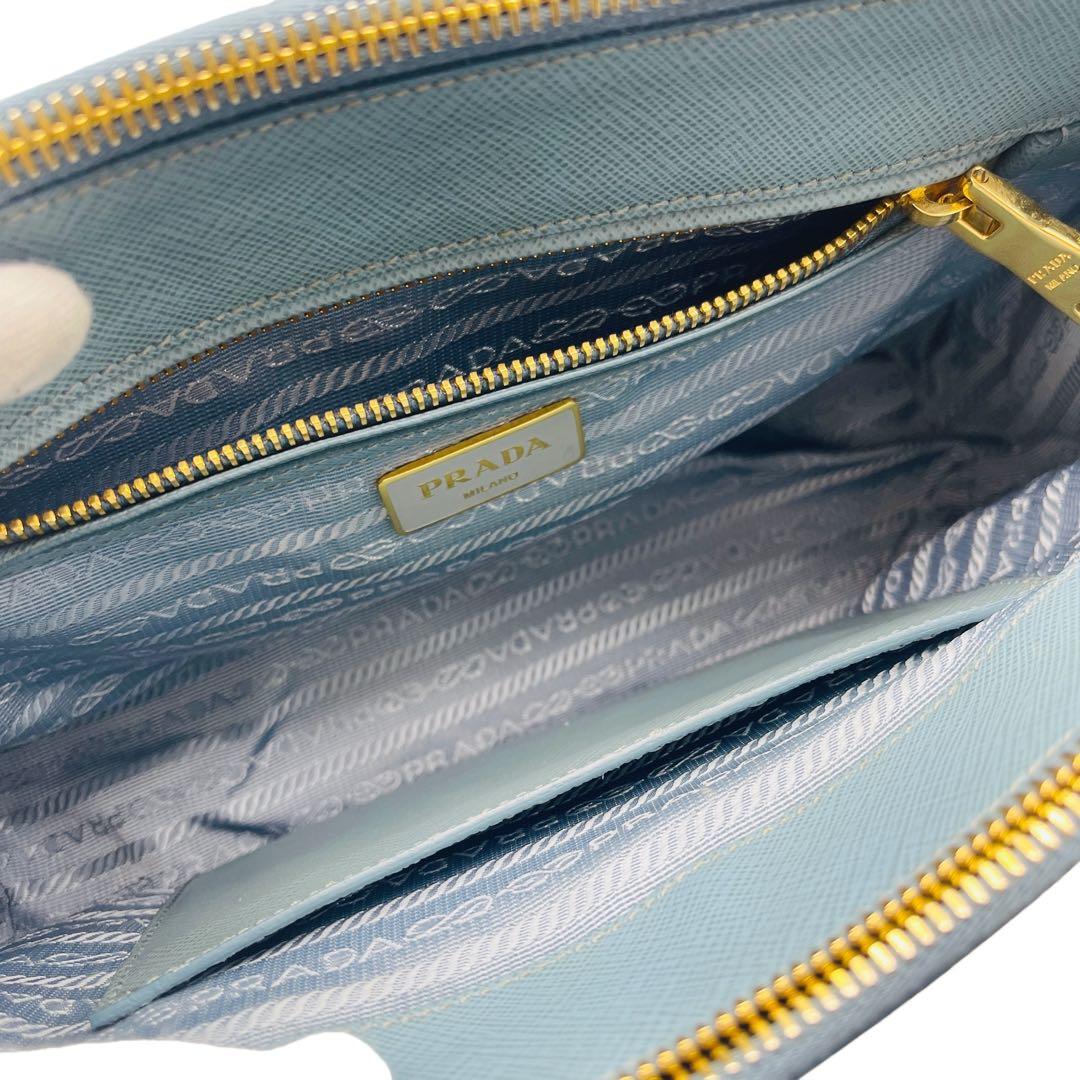 PRADA ガレリア　サフィアーノ　バッグ　レザー　ハンドバッグ