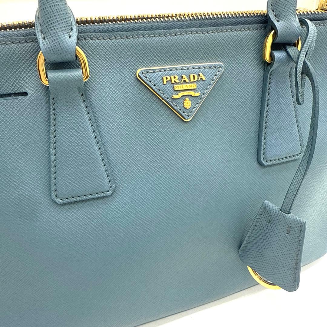 PRADA ガレリア　サフィアーノ　バッグ　レザー　ハンドバッグ
