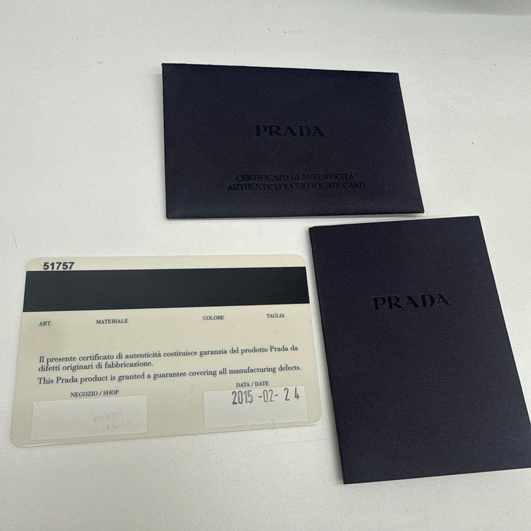 PRADA ガレリア　サフィアーノ　バッグ　レザー　ハンドバッグ