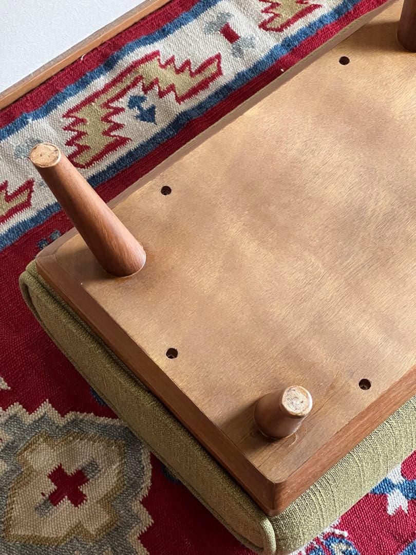 unico ROY オットマン オリーブグリーン