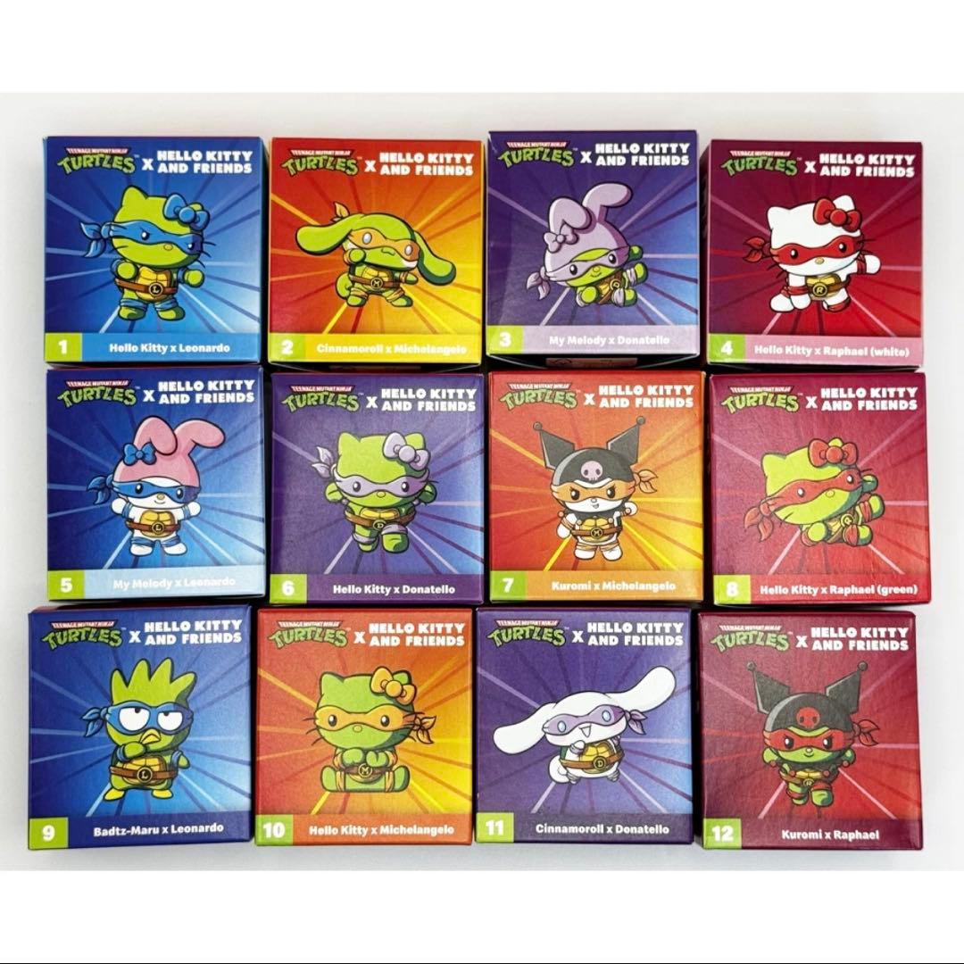 マクドナルドハッピーセット ハローキティ タートルズ 12体