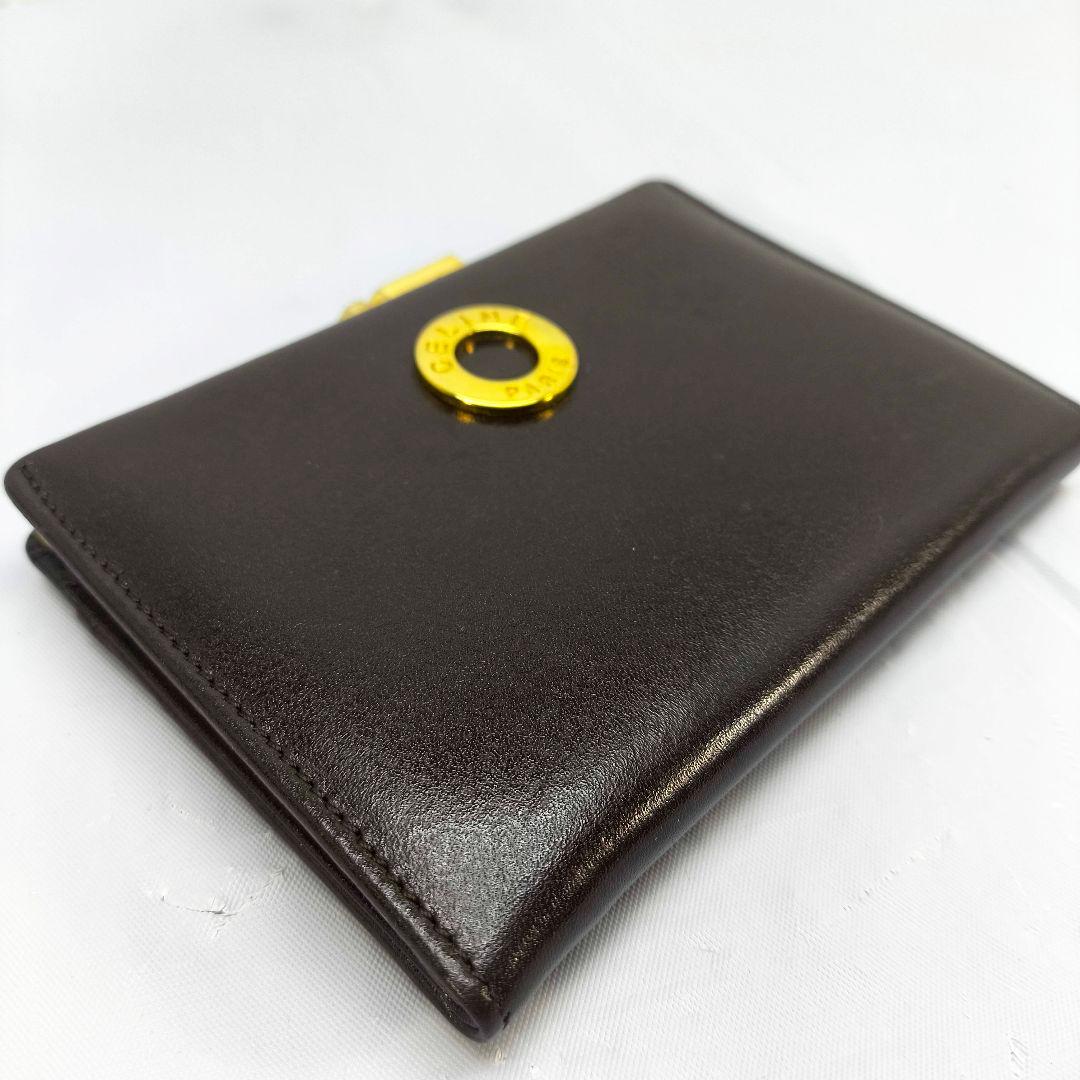 ほぼ未使用 セリーヌ がま口 ケース カード パース CELINE