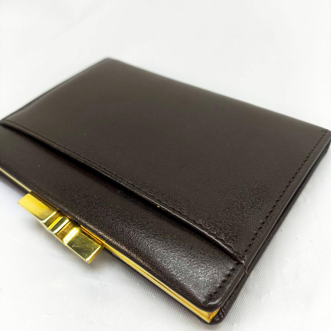 ほぼ未使用 セリーヌ がま口 ケース カード パース CELINE