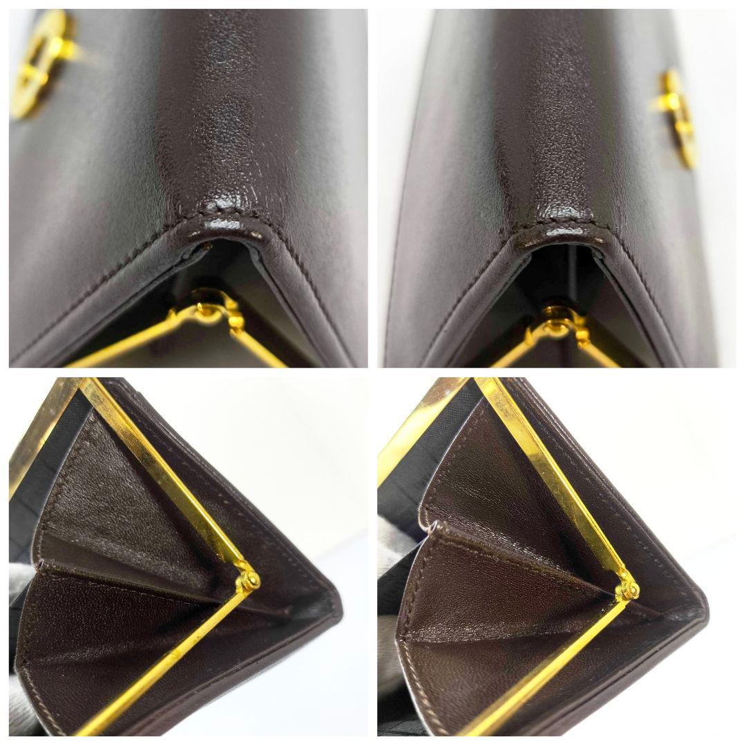 ほぼ未使用 セリーヌ がま口 ケース カード パース CELINE